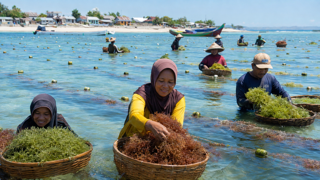 Beginilah 5 Klaster Rumput Laut Ubah Ekonomi Pesisir NTT